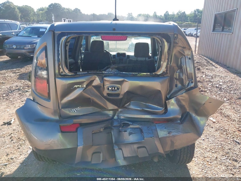 2011 Kia Soul VIN KNDJT2A21B7247478 IAAI salvage auction — REAR END, Salvage (North Carolina), sold $25 on 2026-07-13 (photo 6)