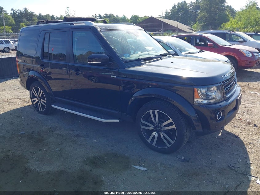 2016 Land rover Lr4 VIN SALAK2V69GA838015 IAAI salvage auction — FRONT END, Salvage Title, sold $2,650 on 2026-07-09 (photo 1)