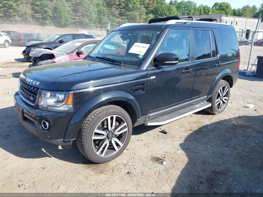 2016 Land rover Lr4 VIN SALAK2V69GA838015 IAAI salvage auction — FRONT END, Salvage Title, sold $2,650 on 2026-07-09 (photo 2)