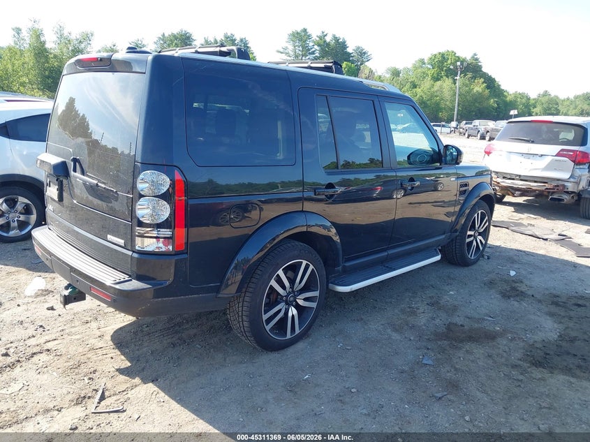 2016 Land rover Lr4 VIN SALAK2V69GA838015 IAAI salvage auction — FRONT END, Salvage Title, sold $2,650 on 2026-07-09 (photo 4)