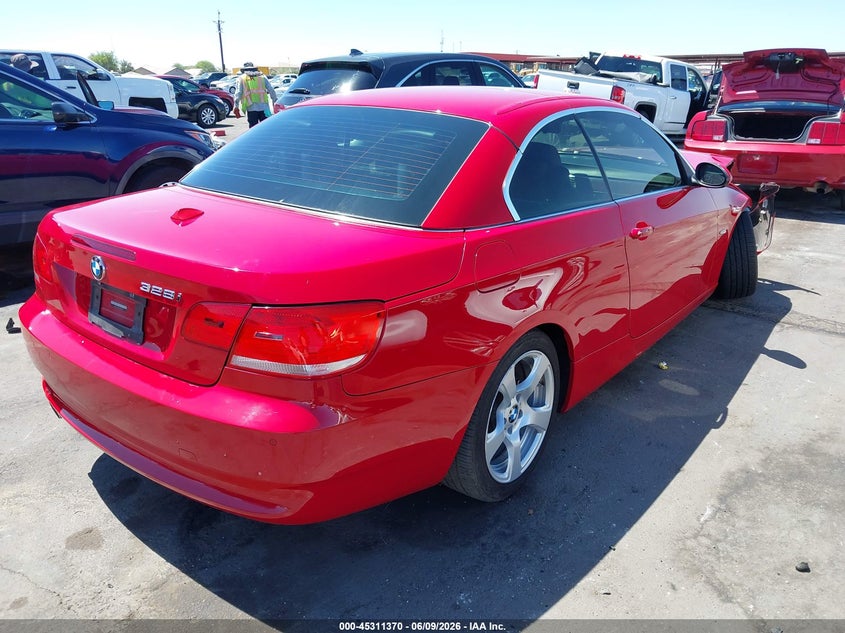 2009 BMW 3 series VIN WBAWL13559PX24847 IAAI salvage auction — FRONT END, Salvage (Arizona), sold $275 on 2026-07-28 (photo 4)