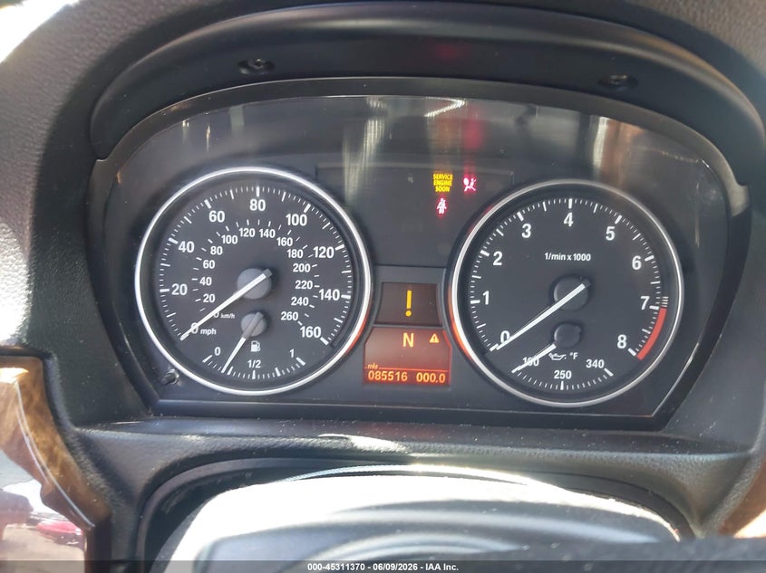 2009 BMW 3 series VIN WBAWL13559PX24847 IAAI salvage auction — FRONT END, Salvage (Arizona), sold $275 on 2026-07-28 (photo 7)
