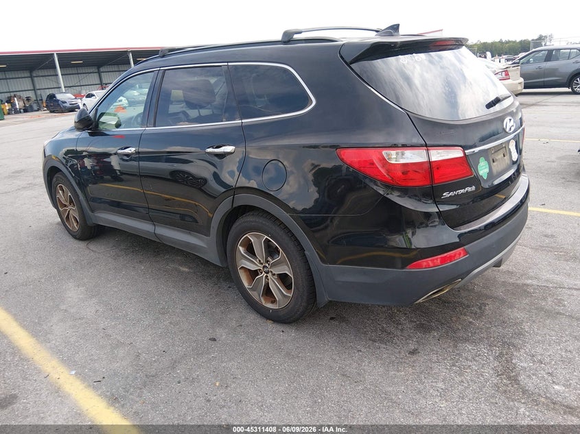 2014 Hyundai Santa fe VIN KM8SM4HF1EU043013 IAAI salvage auction — NORMAL WEAR, Salvage Title, sold $1,600 on 2026-07-15 (photo 3)