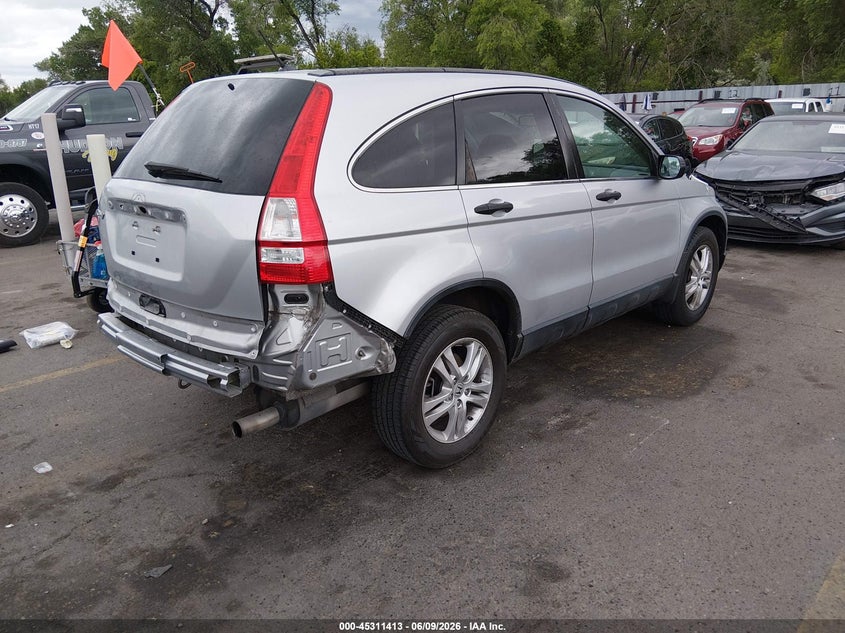 2010 Honda Cr-v VIN 3CZRE3H59AG700469 IAAI salvage auction — REAR END, Salvage (Utah), sold $2,775 on 2026-07-09 (photo 4)