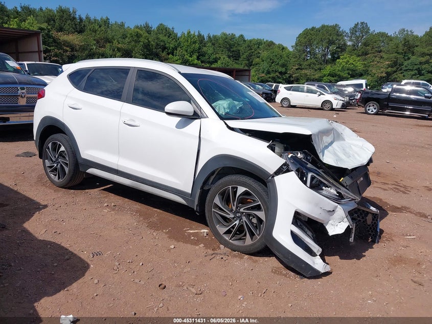 2020 Hyundai Tucson VIN KM8J33AL7LU187834 IAAI salvage auction — FRONT END, Salvage Title, sold $1,400 on 2026-07-15 (photo 1)