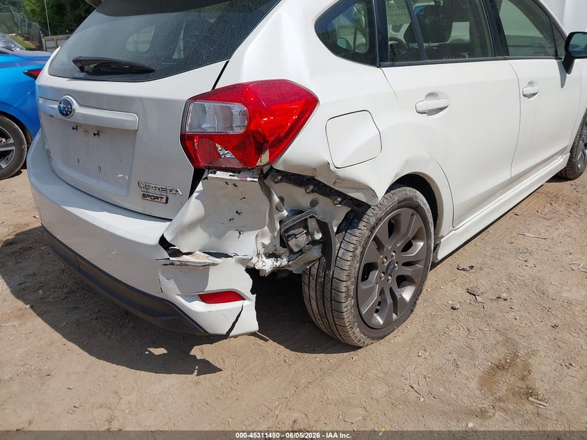 2016 Subaru Impreza VIN JF1GPAP60G8215163 IAAI salvage auction — RIGHT REAR, Salvage Title, sold $2,850 on 2026-07-15 (photo 6)