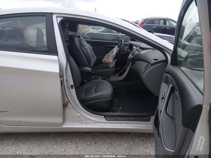 2013 Hyundai Elantra VIN KMHDH4AE5DU642719 IAAI salvage auction — FRONT & REAR, Salvage Title, sold $450 on 2026-07-08 (photo 5)