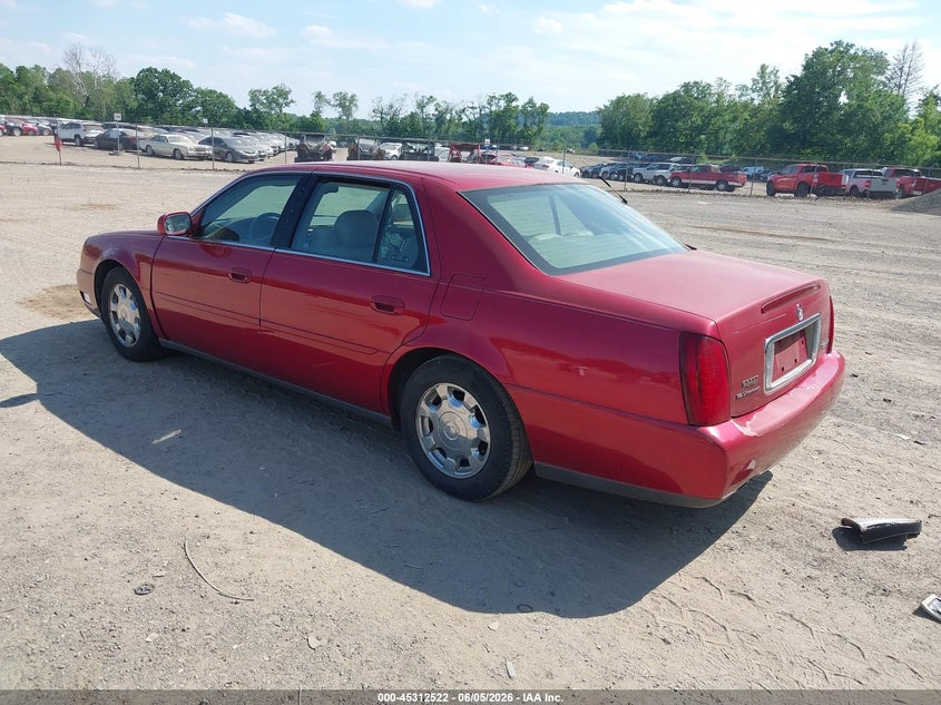 2002 Cadillac De ville VIN 1G6KD54Y82U204554 IAAI salvage auction — RIGHT FRONT, Original (Ohio), sold $275 on 2026-07-06 (photo 3)
