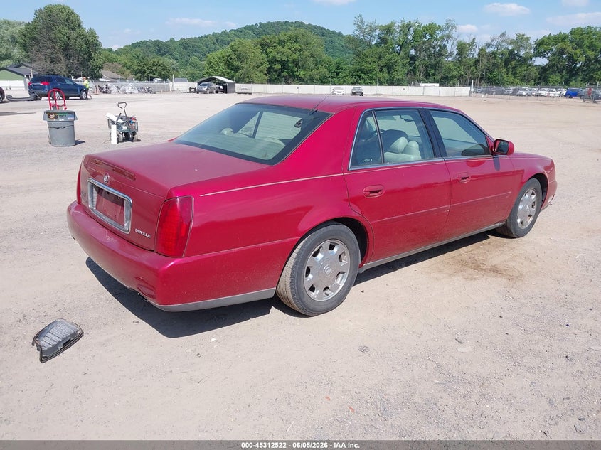 2002 Cadillac De ville VIN 1G6KD54Y82U204554 IAAI salvage auction — RIGHT FRONT, Original (Ohio), sold $275 on 2026-07-06 (photo 4)