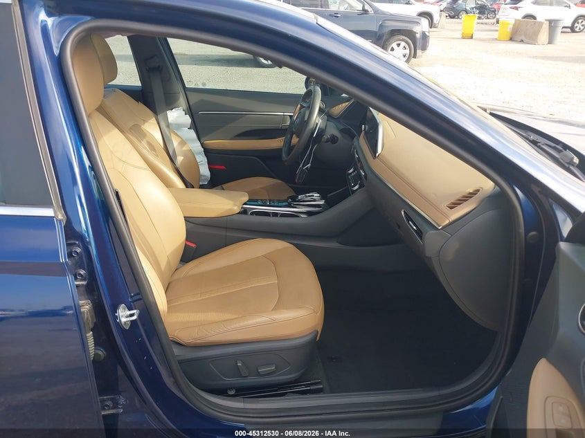 2021 Hyundai Sonata VIN 5NPEH4J27MH075048 IAAI salvage auction — LEFT SIDE, Salvage Title, sold $5,600 on 2026-07-22 (photo 5)
