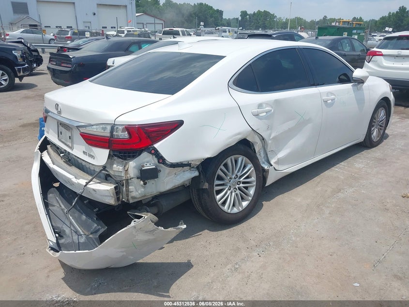 2016 Lexus ES VIN JTHBK1GG3G2238966 IAAI salvage auction — REAR END, Salvage Title, sold $4,100 on 2026-07-20 (photo 4)