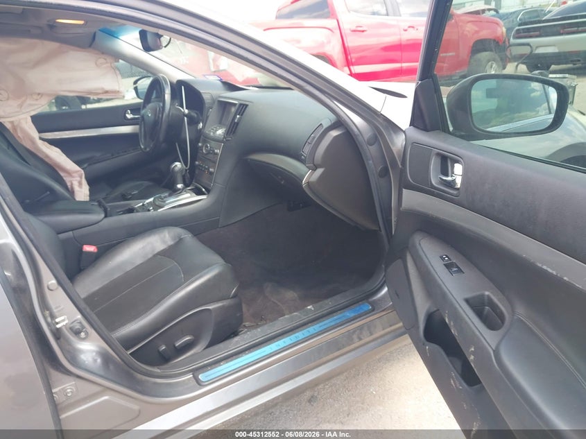 2015 Infiniti Q40 VIN JN1CV6AR3FM524004 IAAI salvage auction — LEFT SIDE, Salvage (Texas), sold $825 on 2026-07-28 (photo 5)
