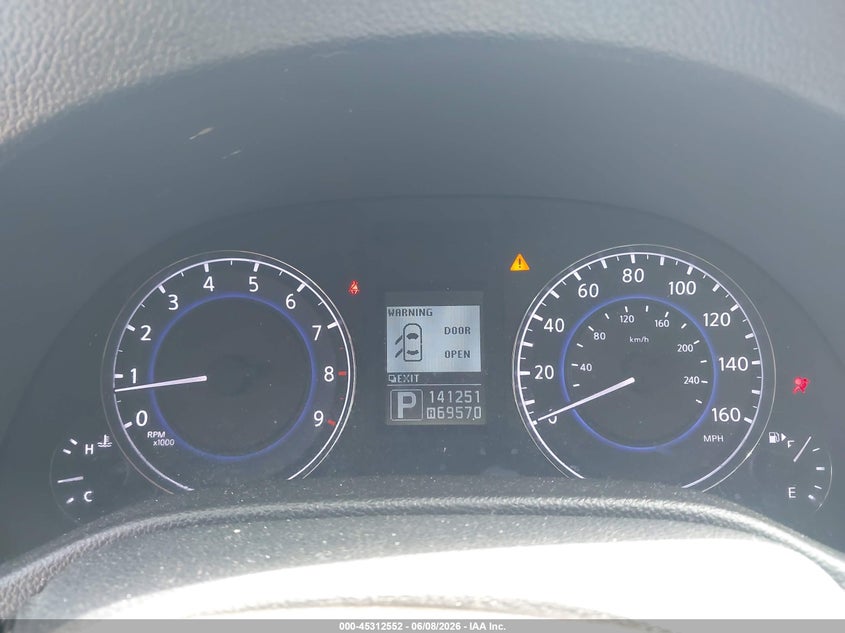2015 Infiniti Q40 VIN JN1CV6AR3FM524004 IAAI salvage auction — LEFT SIDE, Salvage (Texas), sold $825 on 2026-07-28 (photo 7)