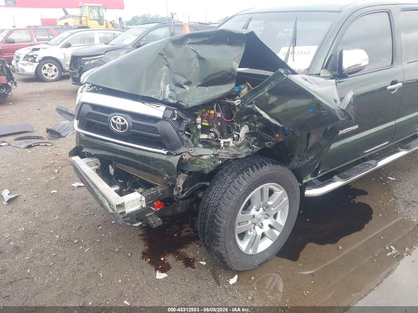 2013 Toyota Tacoma VIN 5TFMU4FNXDX017224 IAAI salvage auction — FRONT END, Salvage Title, sold $8,250 on 2026-07-15 (photo 6)