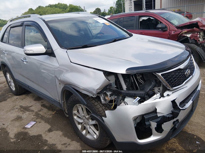 2014 Kia Sorento VIN 5XYKTCA64EG538061 IAAI salvage auction — FRONT END, Salvage (West Virginia), sold $1,000 on 2026-07-16 (photo 1)