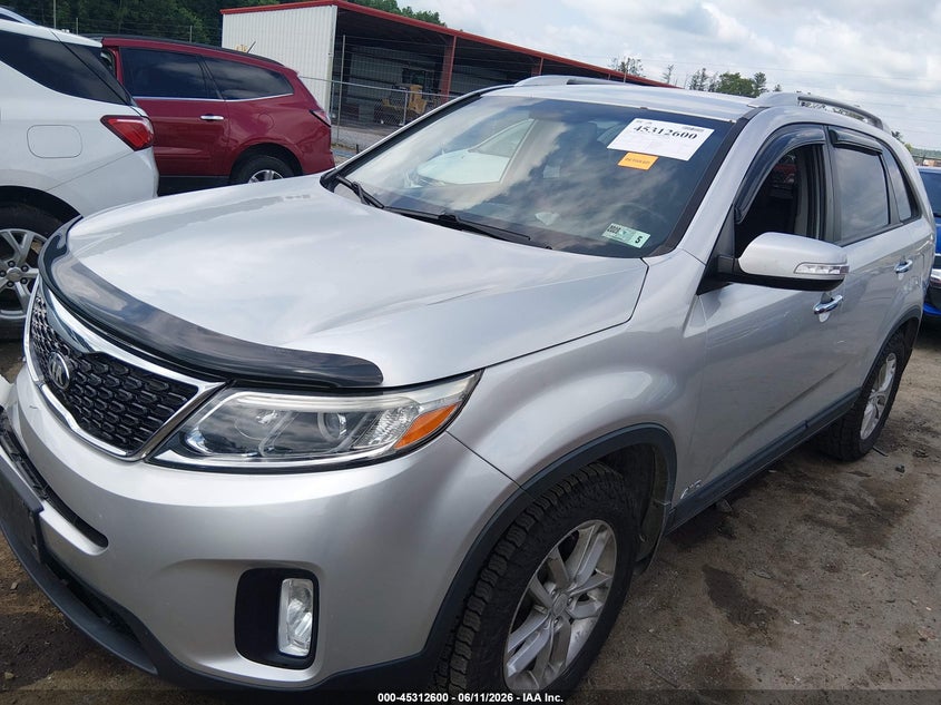 2014 Kia Sorento VIN 5XYKTCA64EG538061 IAAI salvage auction — FRONT END, Salvage (West Virginia), sold $1,000 on 2026-07-16 (photo 2)