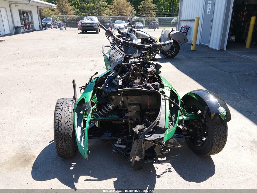 2012 Can-am/ brp Spyder VIN 2BXJALA1XCV000552 IAAI salvage auction — FRONT END, Salvage Title, sold $1,650 on 2026-07-29 (photo 5)