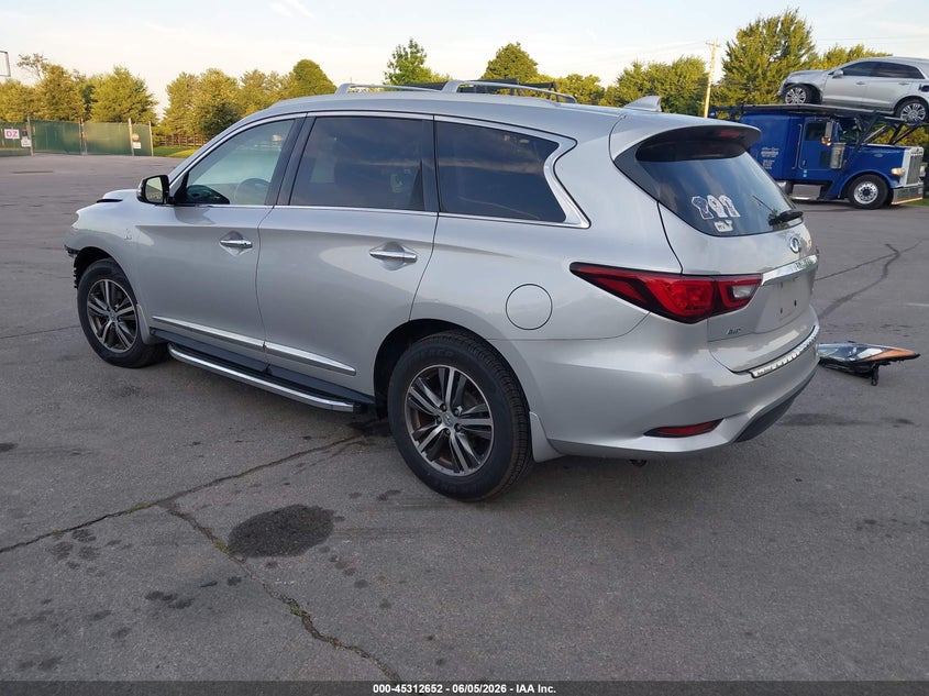 2019 Infiniti Qx60 VIN 5N1DL0MM5KC567968 IAAI salvage auction — FRONT END, Salvage (Kentucky), sold $2,750 on 2026-07-27 (photo 3)