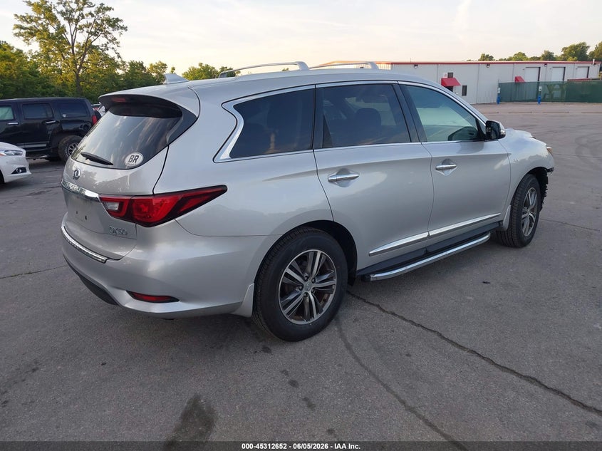 2019 Infiniti Qx60 VIN 5N1DL0MM5KC567968 IAAI salvage auction — FRONT END, Salvage (Kentucky), sold $2,750 on 2026-07-27 (photo 4)