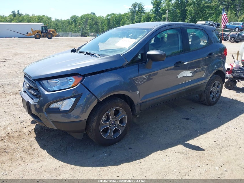 2021 Ford Ecosport VIN MAJ6S3FL5MC418135 IAAI salvage auction — SIDE, Salvage (Massachusetts), sold $975 on 2026-07-24 (photo 2)