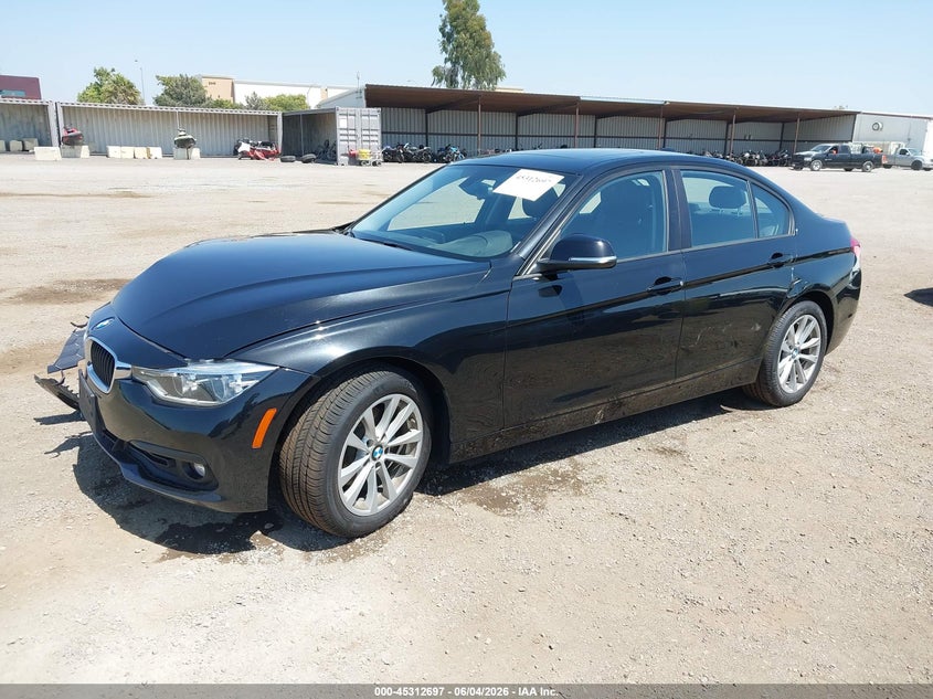 2018 BMW 3er VIN WBA8A9C55JK622849 IAAI salvage auction — RIGHT FRONT, Salvage Title, sold $1,750 on 2026-07-06 (photo 2)