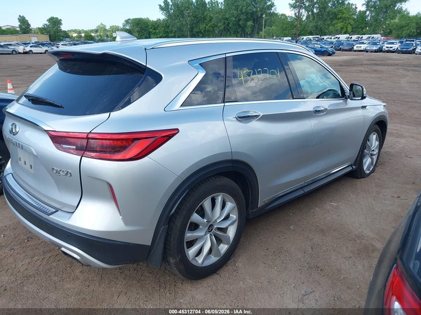 2019 Infiniti Qx50 VIN 3PCAJ5M30KF102096 IAAI salvage auction — NO DAMAGE, Salvage (Minnesota), sold $8,200 on 2026-07-15 (photo 4)