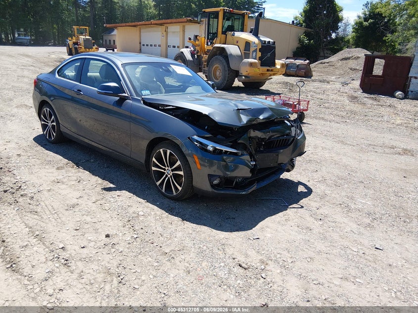 2020 BMW 2er VIN WBA2J3C04L7E57232 IAAI salvage auction — FRONT END, Salvage Title, sold $5,700 on 2026-08-19 (photo 1)