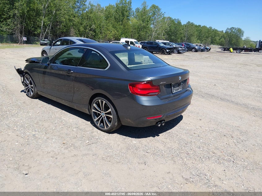 2020 BMW 2er VIN WBA2J3C04L7E57232 IAAI salvage auction — FRONT END, Salvage Title, sold $5,700 on 2026-08-19 (photo 3)