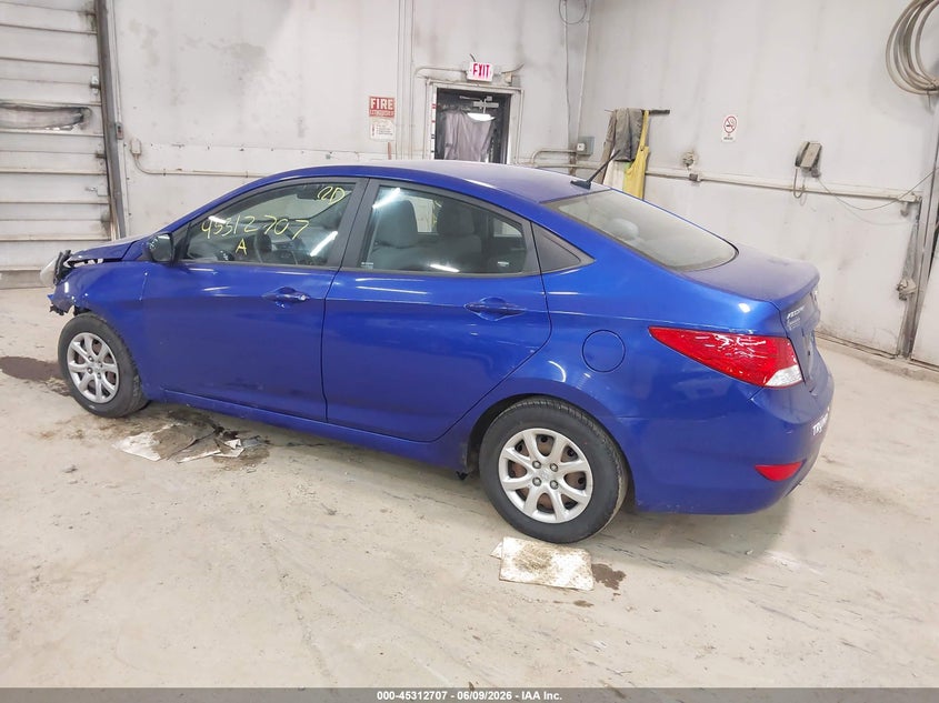 2014 Hyundai Accent VIN KMHCT4AE1EU682761 IAAI salvage auction — LEFT FRONT, Salvage Title, sold $375 on 2026-07-09 (photo 3)