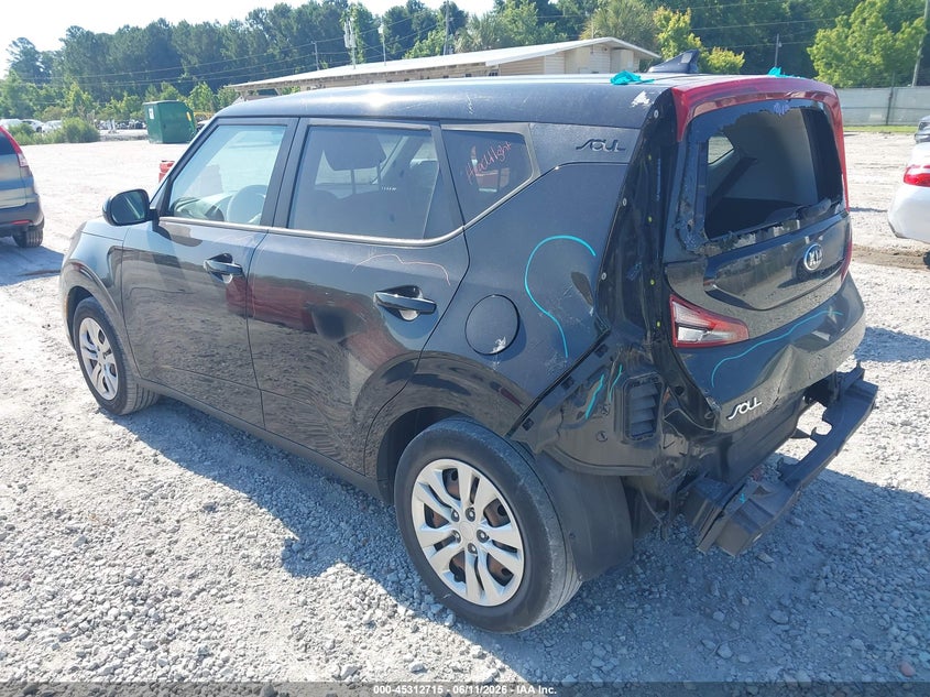 2021 Kia Soul VIN KNDJ23AU8M7139842 IAAI salvage auction — REAR END, Salvage (Idaho), sold $2,150 on 2026-07-07 (photo 3)