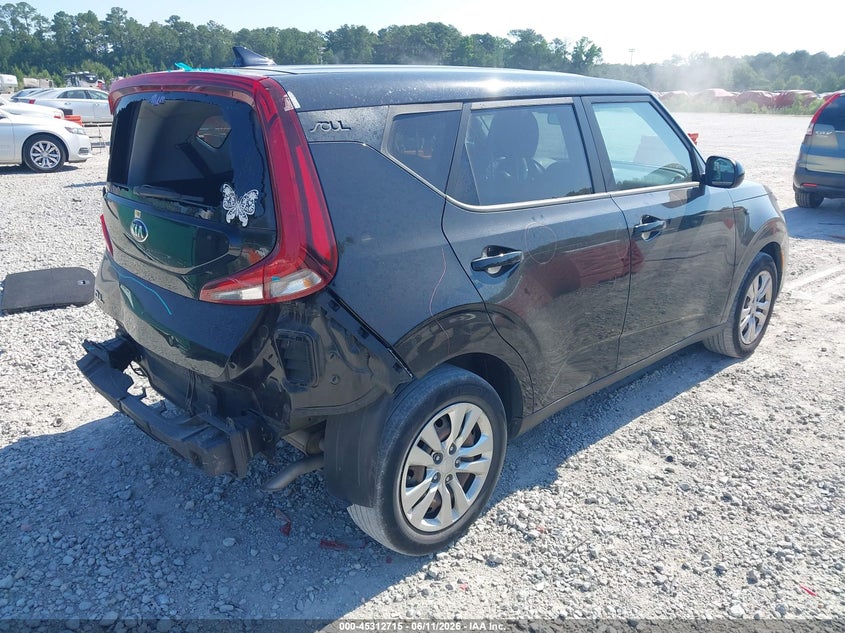 2021 Kia Soul VIN KNDJ23AU8M7139842 IAAI salvage auction — REAR END, Salvage (Idaho), sold $2,150 on 2026-07-07 (photo 4)