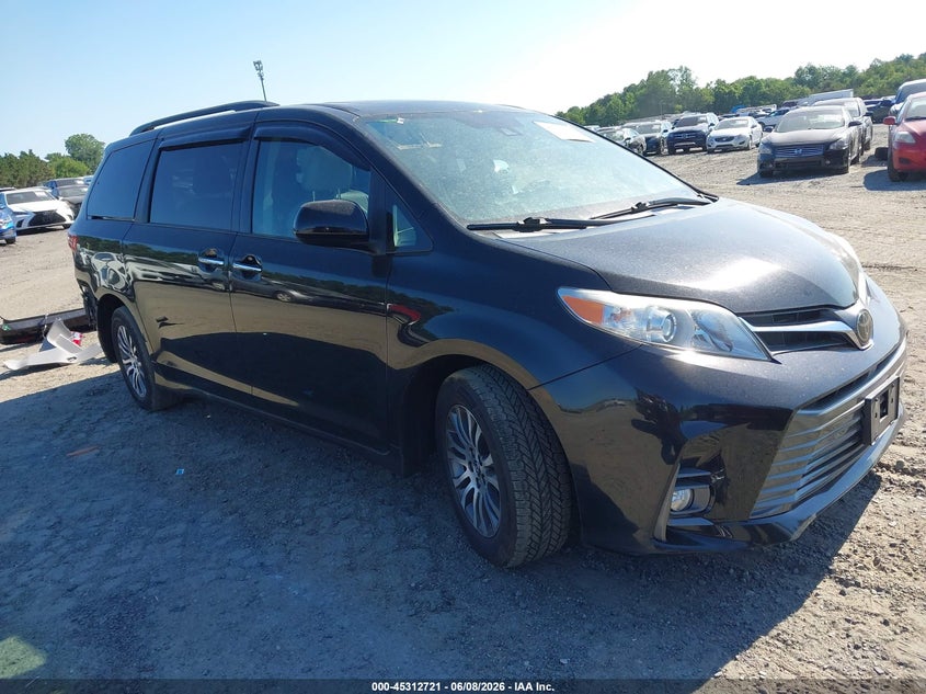 2020 Toyota Sienna VIN 5TDYZ3DC4LS048309 IAAI salvage auction — REAR END, Salvage Title, sold $9,500 on 2026-07-20 (photo 1)