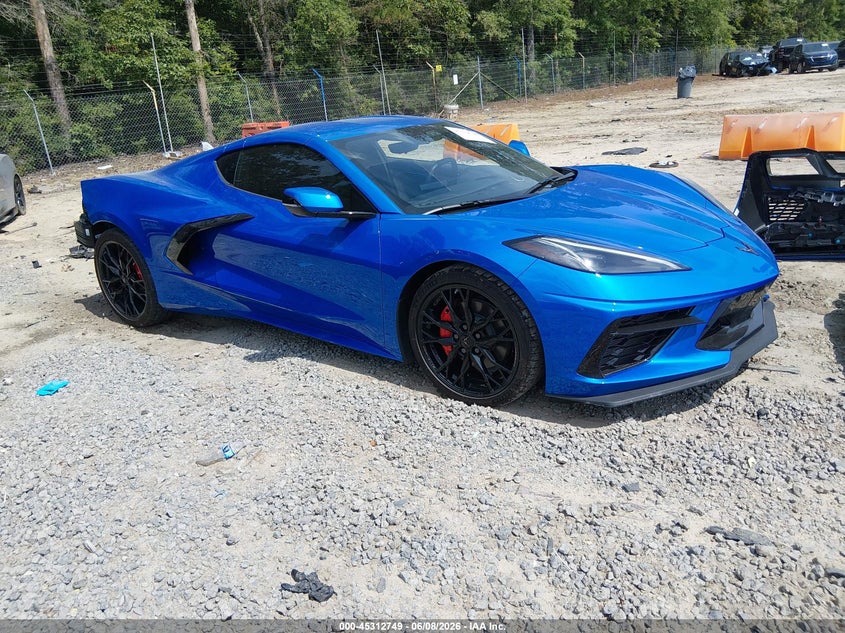 2025 Chevrolet Corvette VIN 1G1YA2D45S5112249 IAAI salvage auction — REAR END, Salvage (South Carolina), sold $45,250 on 2026-07-13 (photo 1)