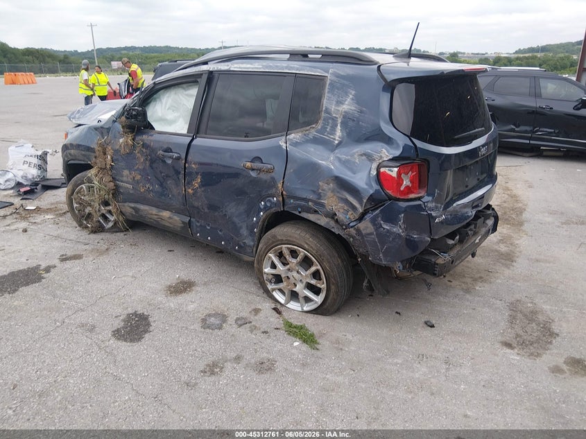 2022 Jeep Renegade VIN ZACNJDB11NPN44957 IAAI salvage auction — ALL OVER, Salvage Title, sold $950 on 2026-07-09 (photo 3)