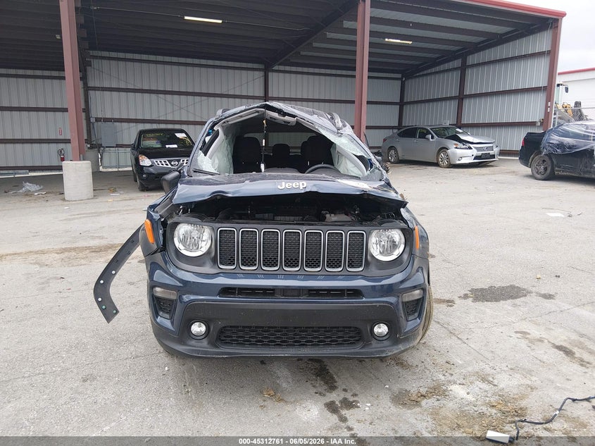2022 Jeep Renegade VIN ZACNJDB11NPN44957 IAAI salvage auction — ALL OVER, Salvage Title, sold $950 on 2026-07-09 (photo 6)