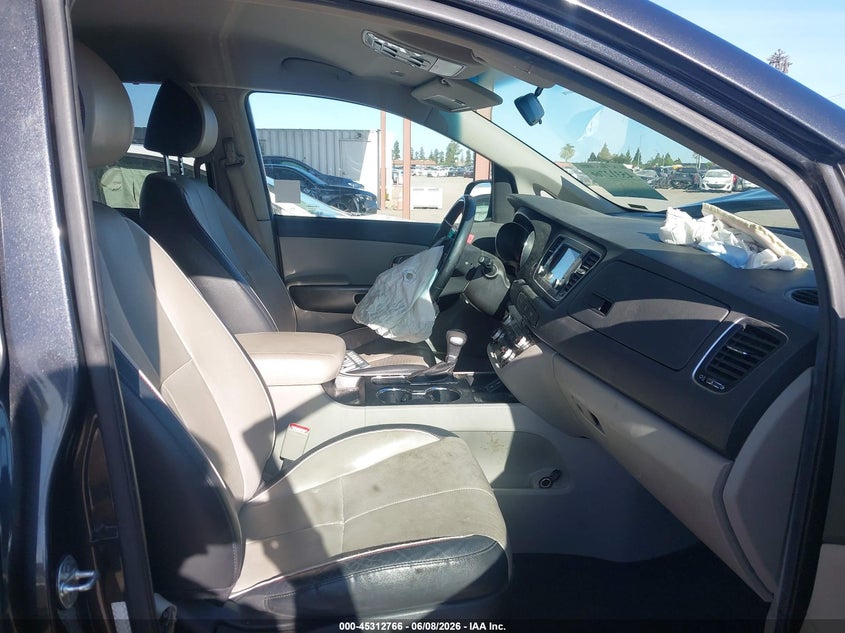2019 Kia SEDONA VIN KNDMB5C1XK6559889 IAAI salvage auction — FRONT END, Salvage (California), sold $1,000 on 2026-07-28 (photo 5)