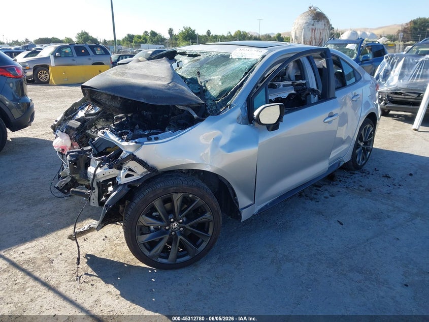 2024 Toyota Corolla VIN 5YFT4MCE5RP207566 IAAI salvage auction — FRONT END, Salvage Title, sold $750 on 2026-07-30 (photo 2)
