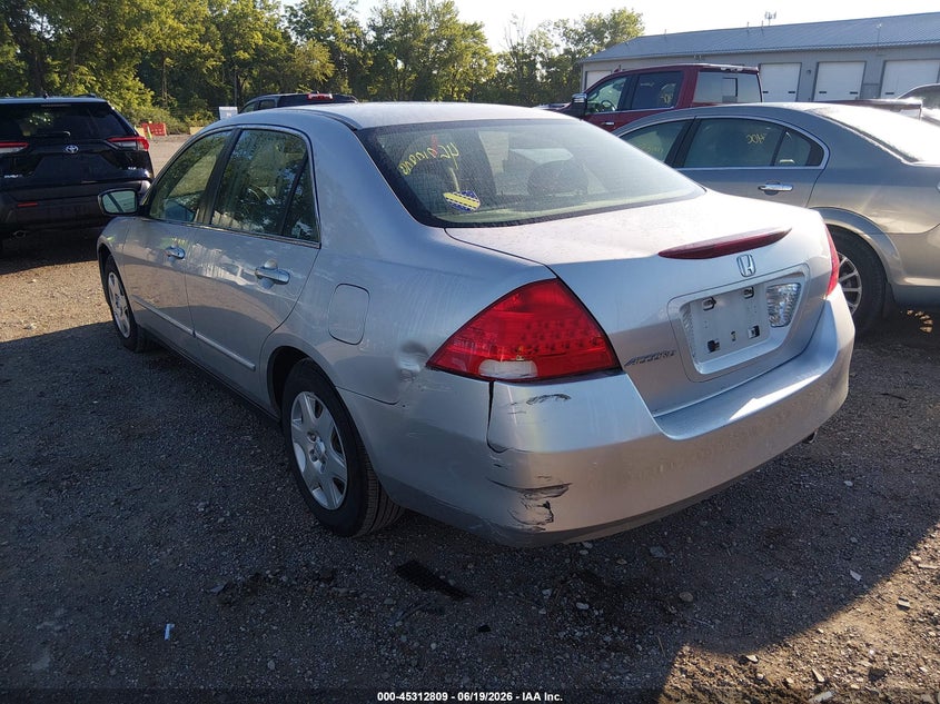 2007 Honda Accord VIN 1HGCM564X7A002773 IAAI salvage auction — FRONT END, Clear (Indiana), sold $800 on 2026-07-19 (photo 3)