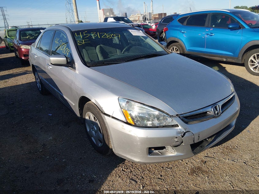 2007 Honda Accord VIN 1HGCM564X7A002773 IAAI salvage auction — FRONT END, Clear (Indiana), sold $800 on 2026-07-19 (photo 6)