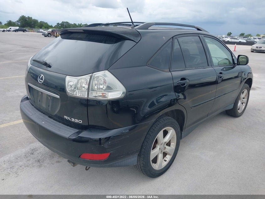 2006 Lexus Rx 330 VIN JTJHA31U260101937 IAAI salvage auction — UNKNOWN, Original (Texas), sold $1,750 on 2026-07-16 (photo 4)