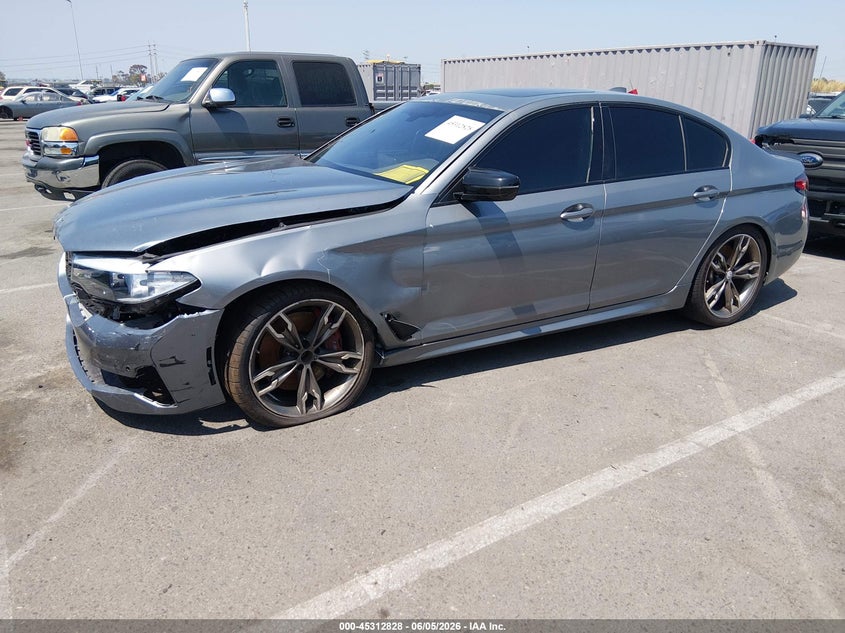 2023 BMW 5er VIN WBA13BK03PCN80581 IAAI salvage auction — FRONT END, Salvage (California), sold $17,550 on 2026-07-30 (photo 2)