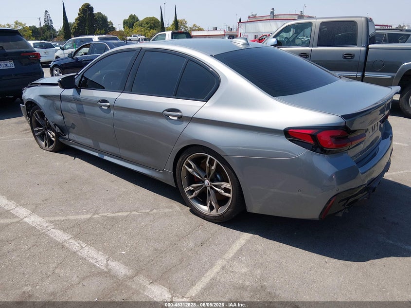 2023 BMW 5er VIN WBA13BK03PCN80581 IAAI salvage auction — FRONT END, Salvage (California), sold $17,550 on 2026-07-30 (photo 3)
