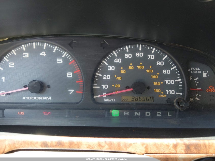1999 Toyota 4runner VIN JT3GN87R5X0096726 IAAI salvage auction — NORMAL WEAR, Clear (Alabama), sold $375 on 2026-07-06 (photo 7)