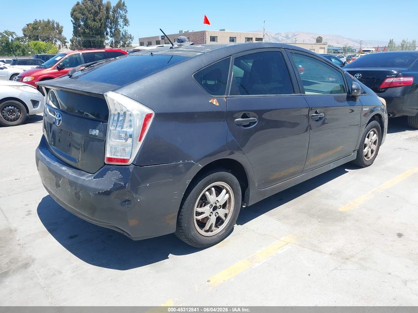 2010 Toyota Prius VIN JTDKN3DU1A0097347 IAAI salvage auction — NORMAL WEAR, Salvage (California), sold $625 on 2026-07-20 (photo 4)