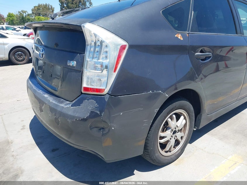 2010 Toyota Prius VIN JTDKN3DU1A0097347 IAAI salvage auction — NORMAL WEAR, Salvage (California), sold $625 on 2026-07-20 (photo 6)
