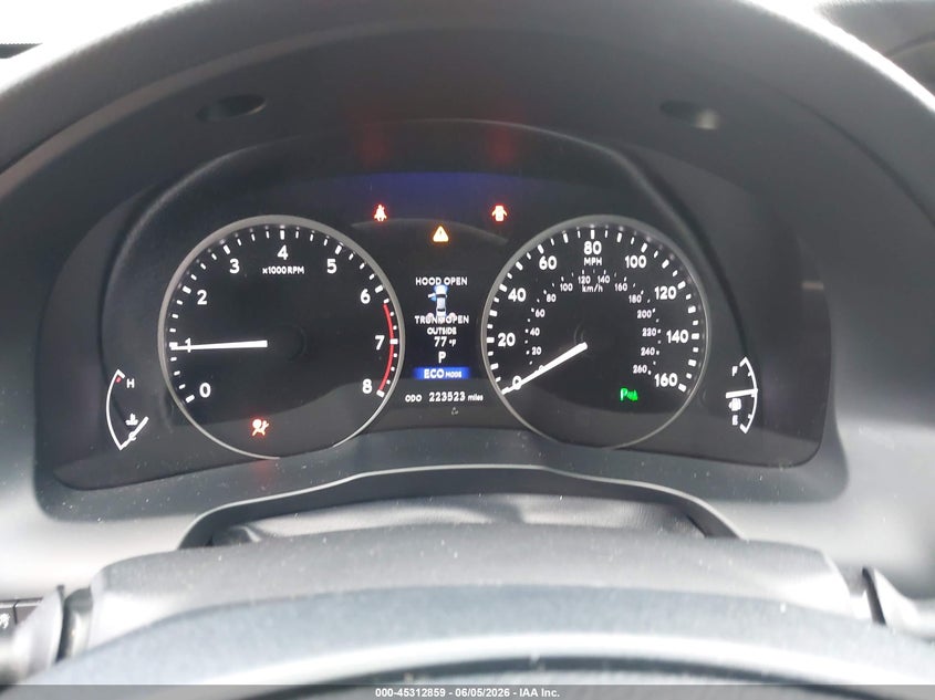 2014 Lexus ES VIN JTHBK1GG3E2123829 IAAI salvage auction — REAR END, Salvage Title, sold $3,900 on 2026-07-15 (photo 7)