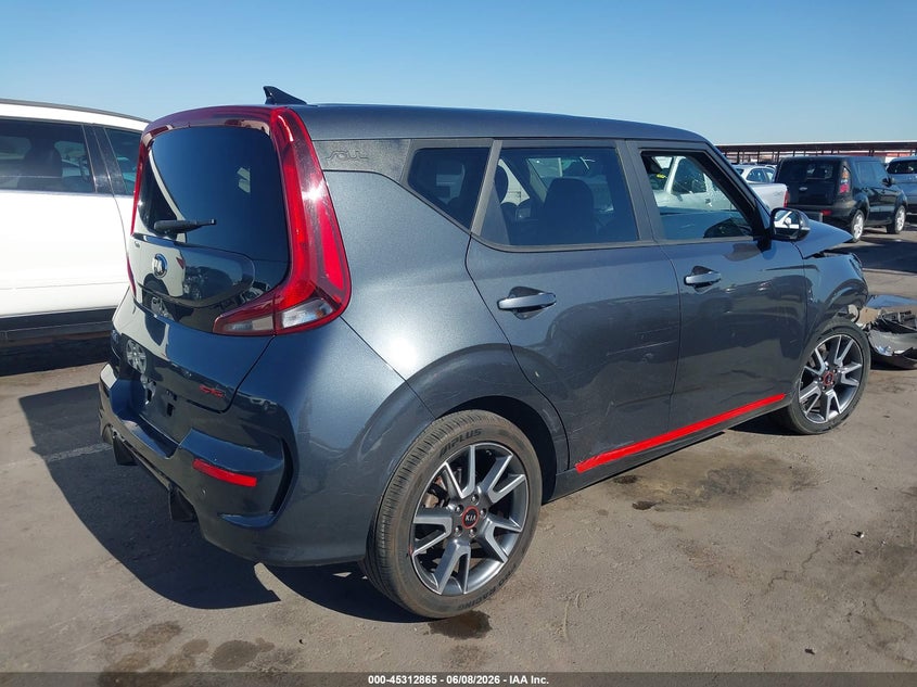2021 Kia Soul VIN KNDJ63AU6M7774448 IAAI salvage auction — THEFT, Salvage Title, sold $2,100 on 2026-07-14 (photo 4)