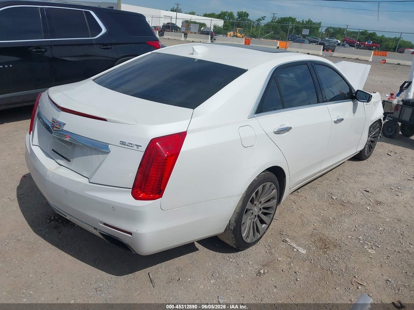 2016 Cadillac Cts VIN 1G6AX5SXXG0113233 IAAI salvage auction — FRONT END, Salvage Title, sold $1,400 on 2026-07-09 (photo 4)