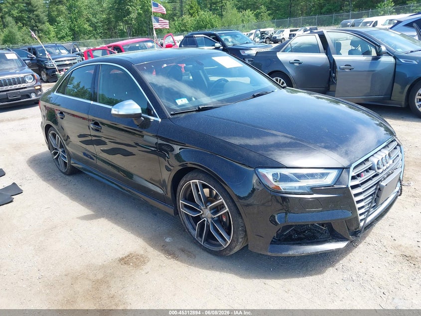 2017 Audi S3 VIN WAUB1GFF8H1025421 IAAI salvage auction — FRONT END, Salvage Title, sold $11,050 on 2026-08-07 (photo 1)