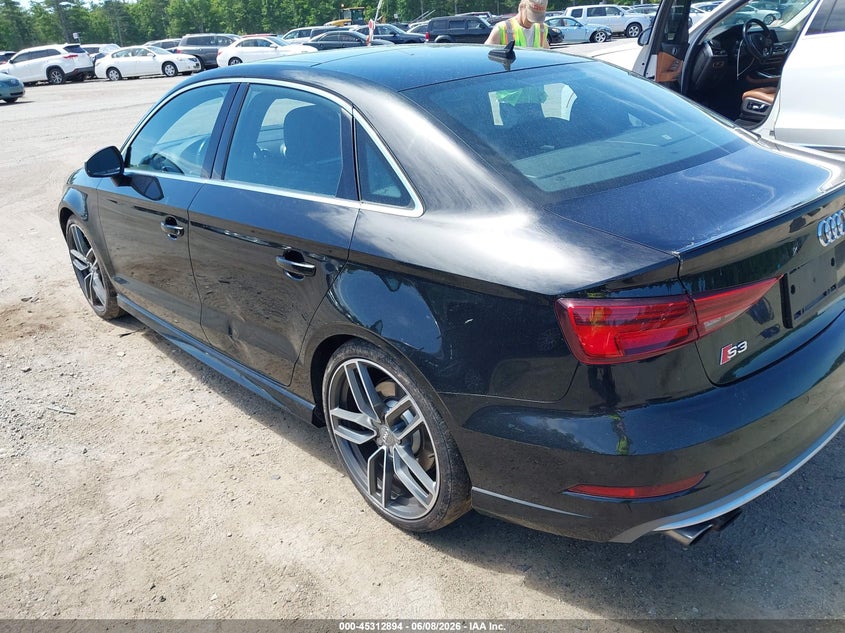 2017 Audi S3 VIN WAUB1GFF8H1025421 IAAI salvage auction — FRONT END, Salvage Title, sold $11,050 on 2026-08-07 (photo 3)